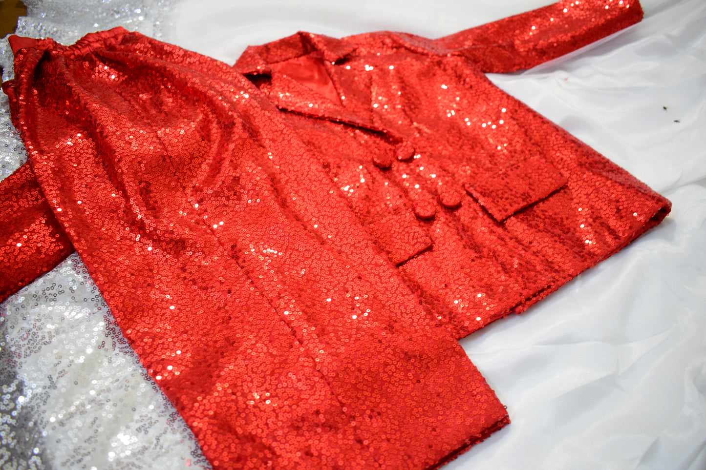 Sequins Blazer Set
