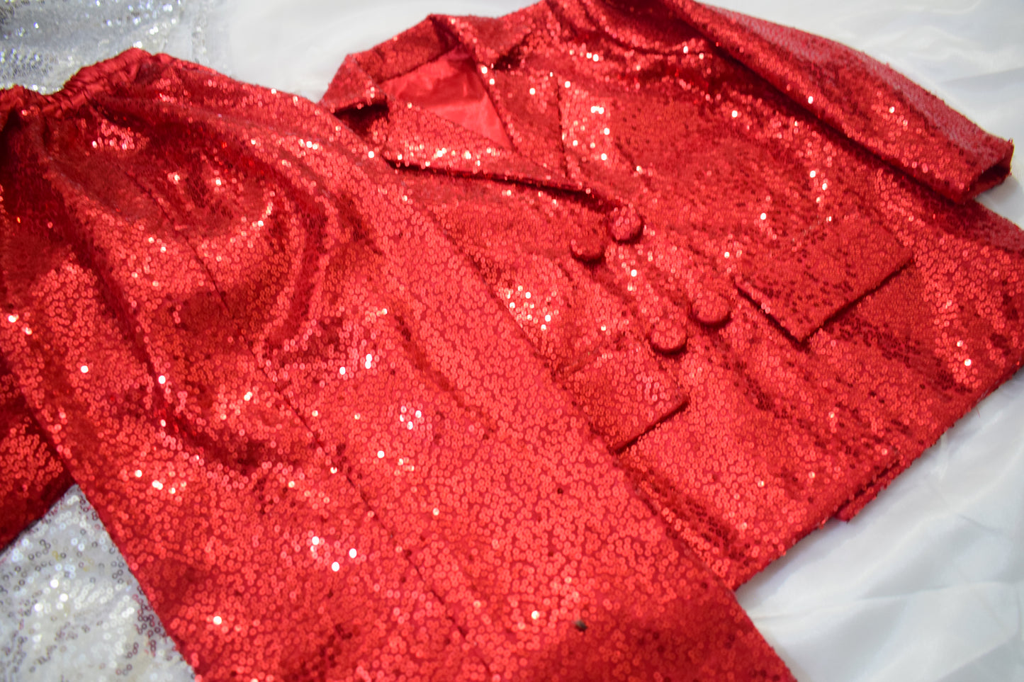 Sequins Blazer Set
