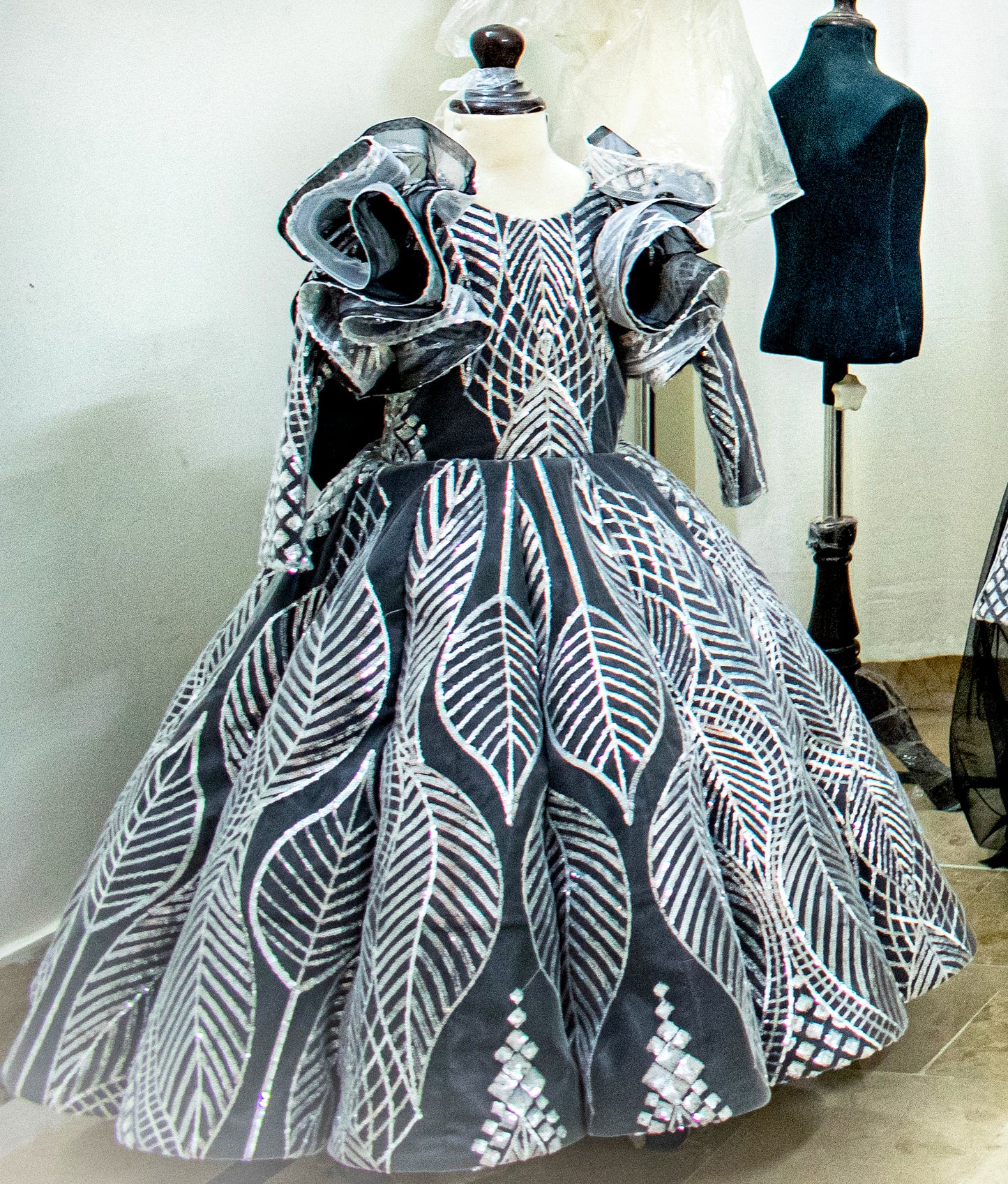 Panel Ball Gown