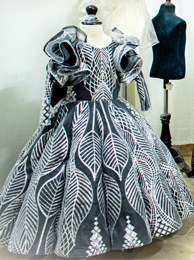 Panel Ball Gown
